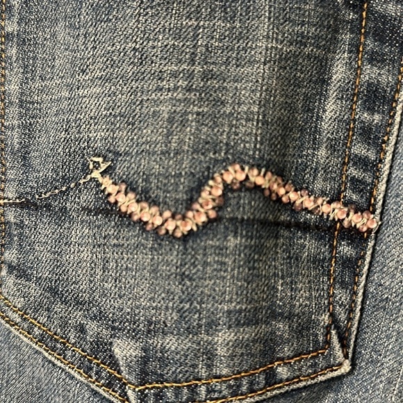 7 For All Mankind Blue Boot Cut Jeans - bought and didn’t fit my butt😭 - Picture 5 of 10